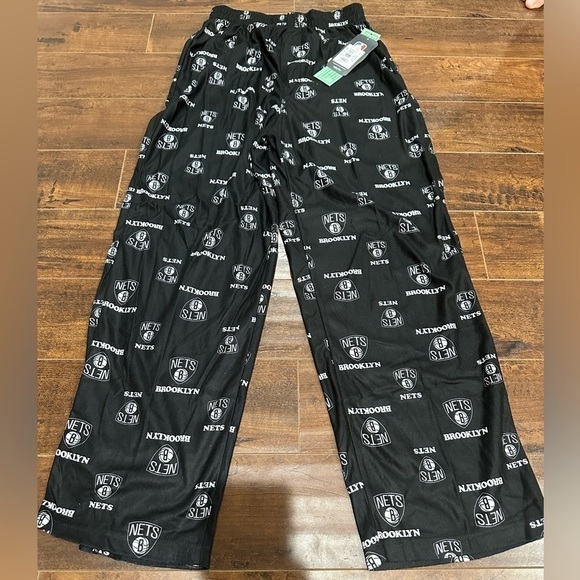 NWT - Youth NBA Brooklyn Nets Pajama PJ Pants - Picture 1 of 3